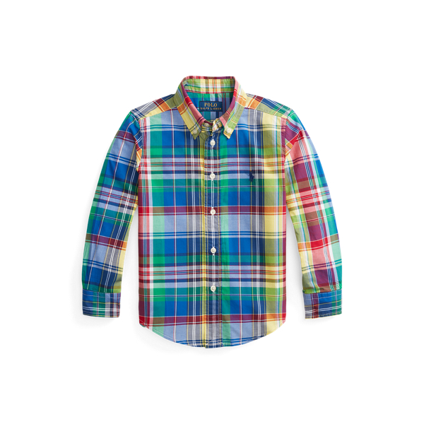 Karohemd aus Baumwollpopeline Boys 1.5-6 Years in 1