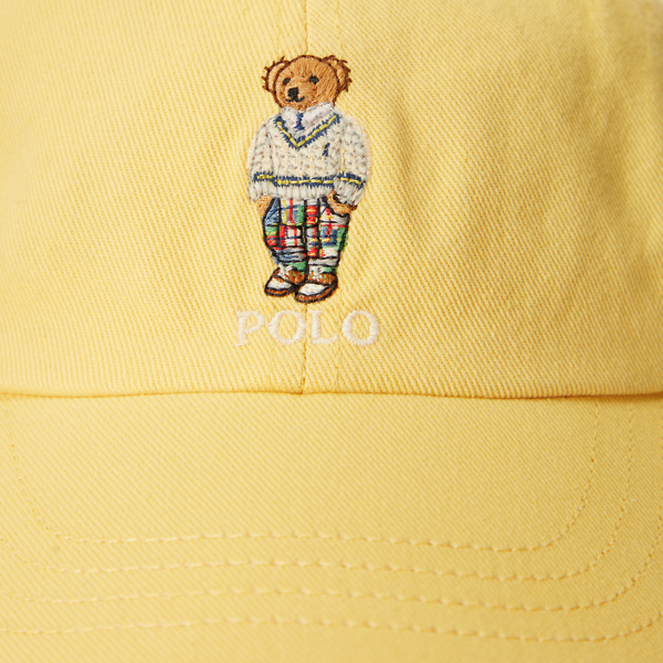 Chino-Baseballkappe mit Polo Bear Boys 1.5-6 Years in Maisgelb 3