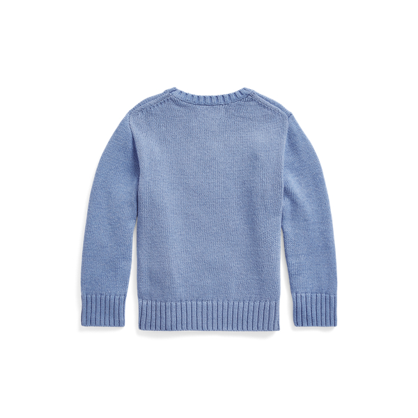Pull Polo Bear en coton Boys 1.5-6 Years en Ourson preppy royal doux 2