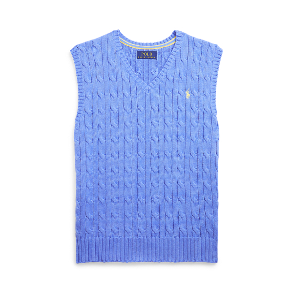 【送料&関税込】Polo Ralph Lauren Cable Knit Vest Polo Ralph Lauren Cable-Knit Sweater Vest | Saks Fifth Avenue