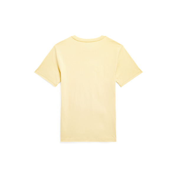 T-shirt Polo Bear jersey de coton Boys 6-14 Years en Jaune ma&iuml;s 3