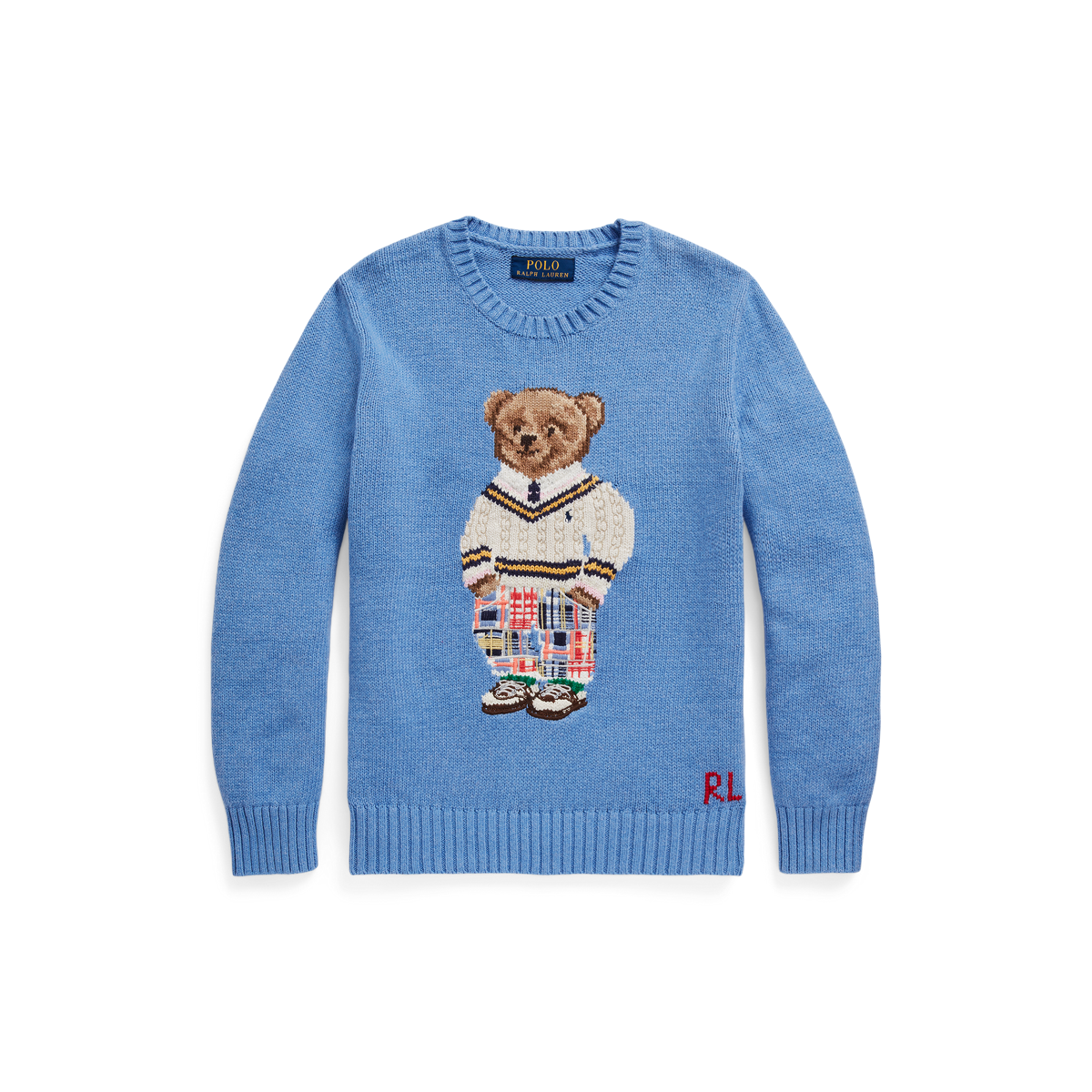 Ralph lauren polo bear cotton sweater hot sale