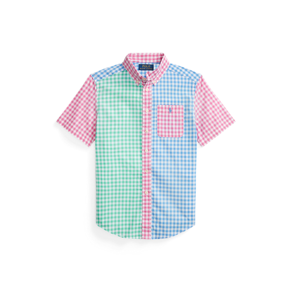 Poplin Short-Sleeve Fun Shirt Boys 8-20 1