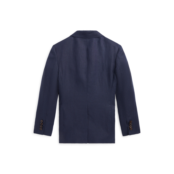 Dark Navy Polo Linen Suit Jacket Boys 6-14 Years 3