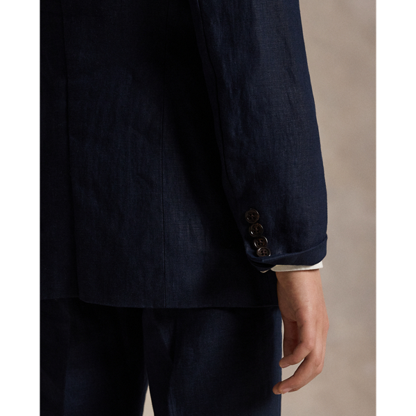 Dark Navy Polo Linen Suit Jacket Boys 6-14 Years 6