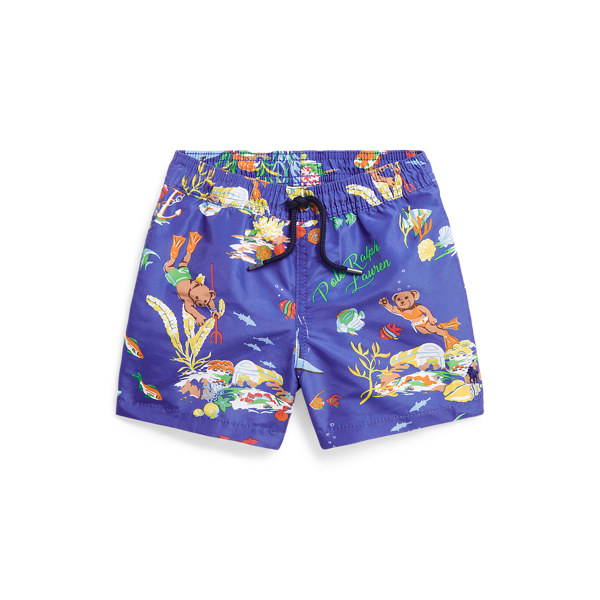 Traveller Polo Bear Swimming Trunk for Boys Ralph Lauren UK