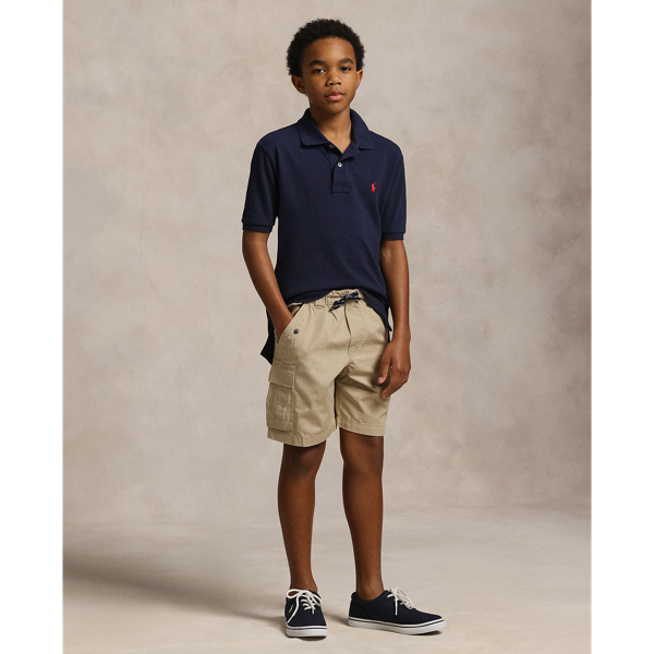 Short cargo en coton ripstop