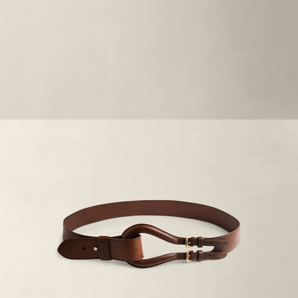 c. 1985 Leather Belt - Size M