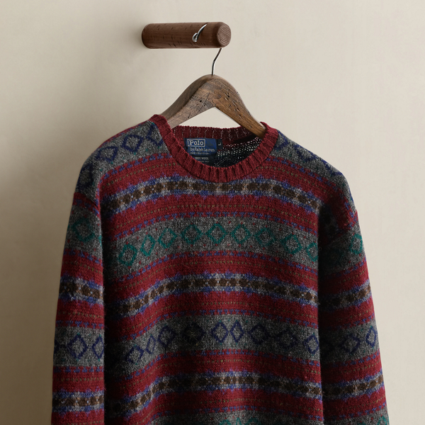 c. 1980 Wool Crewneck Sweater - Size L