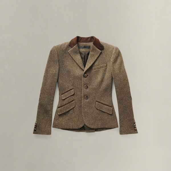 Mixed Multi 2015 Tweed Blazer - Size 4 Ralph Lauren Vintage 1