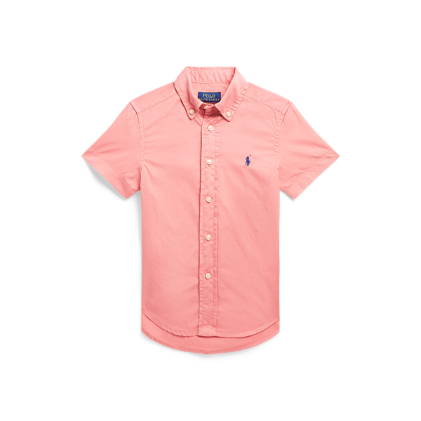 Camisa de algod&oacute;n de manga corta
