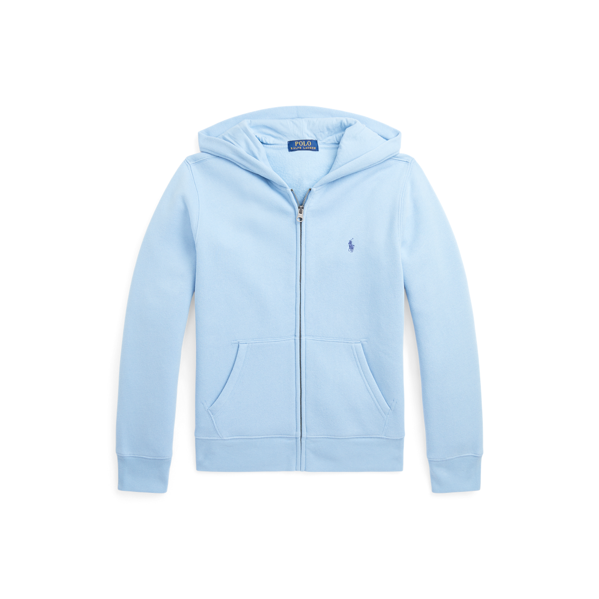 Blue polo zip hoodie online