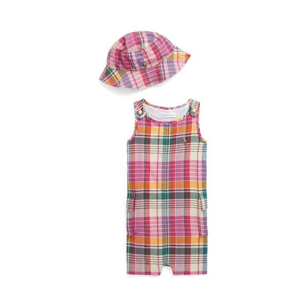 Pelele y gorro de madr&aacute;s de algod&oacute;n