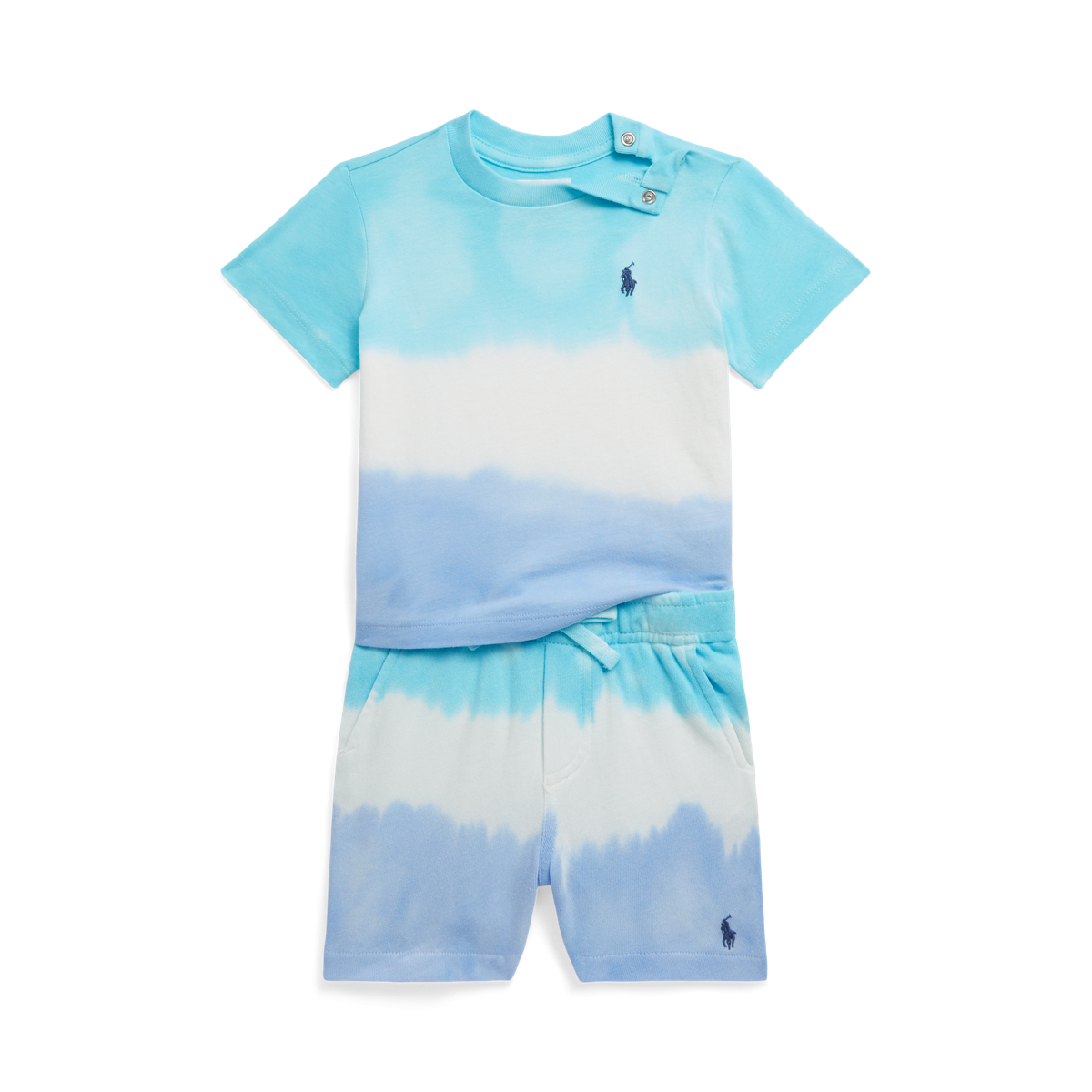 Polo Ralph Lauren Tie- Dye woven camp deals shorts set