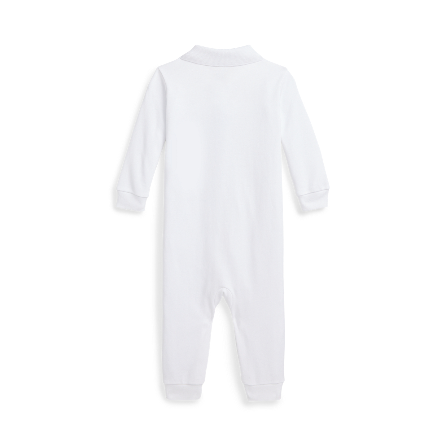Детский комбинезон Ralph Lauren Organic Cotton Polo Coverall, цвет: Белый — фото 1