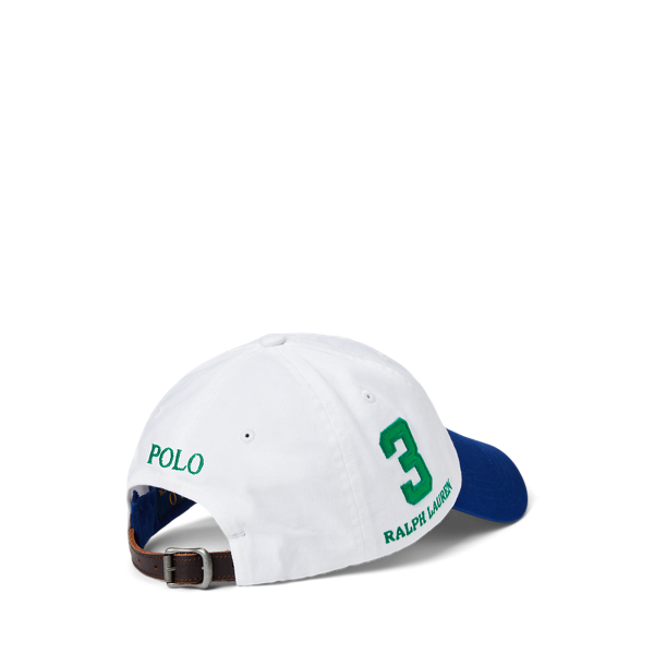 White/Heritage Royal Big Pony Chino Ball Cap Polo Ralph Lauren 2