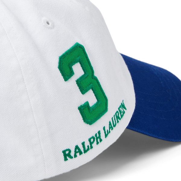 White/Heritage Royal Big Pony Chino Ball Cap Polo Ralph Lauren 5