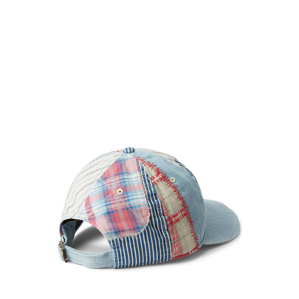 Patchwork Multi Polo Country Patchwork Denim Ball Cap Polo Ralph Lauren 2