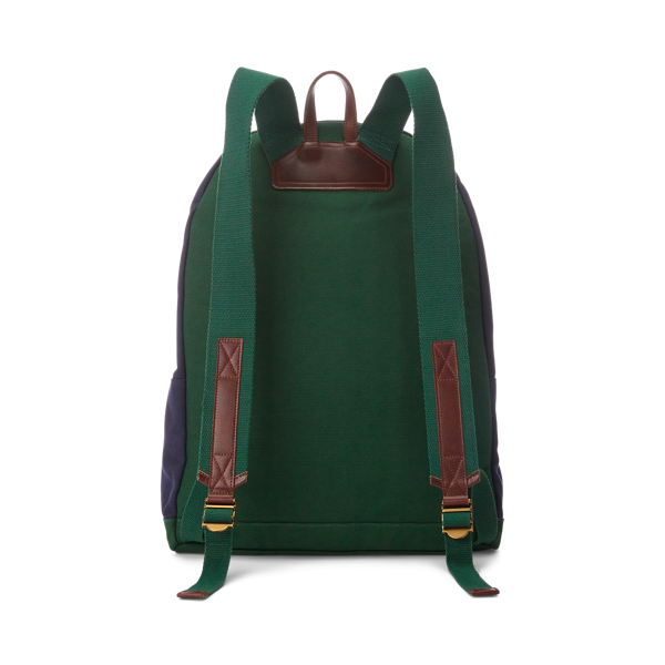 Logo-Embroidered Canvas Backpack | Ralph Lauren