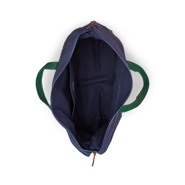 Newport Navy/New Forest Logo-Embroidered Canvas Duffel Polo Ralph Lauren 5
