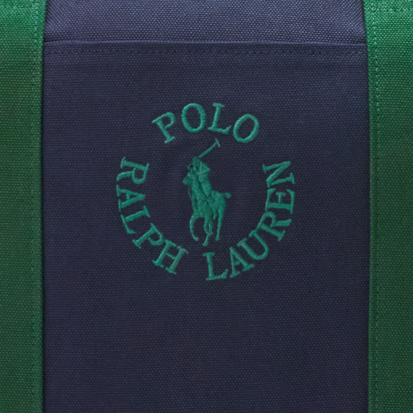 Newport Navy/New Forest Logo-Embroidered Canvas Duffel Polo Ralph Lauren 6