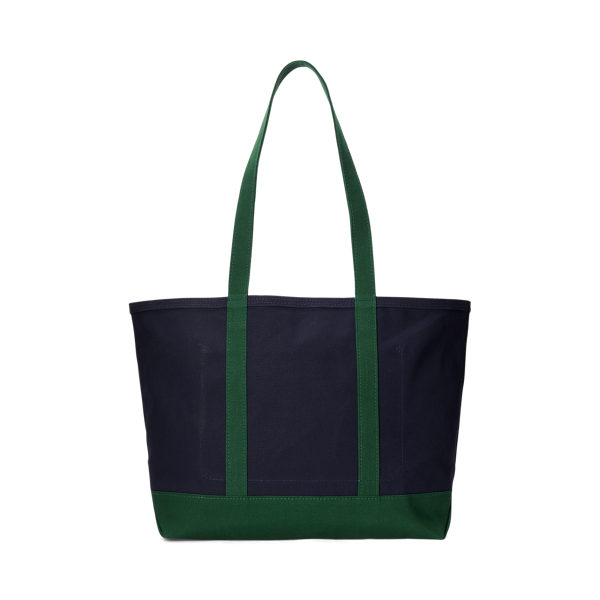 Newport Navy/New Forest Logo-Embroidered Canvas Tote Polo Ralph Lauren 3