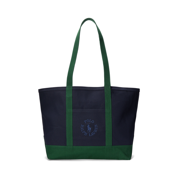 Logo-Embroidered Canvas Tote