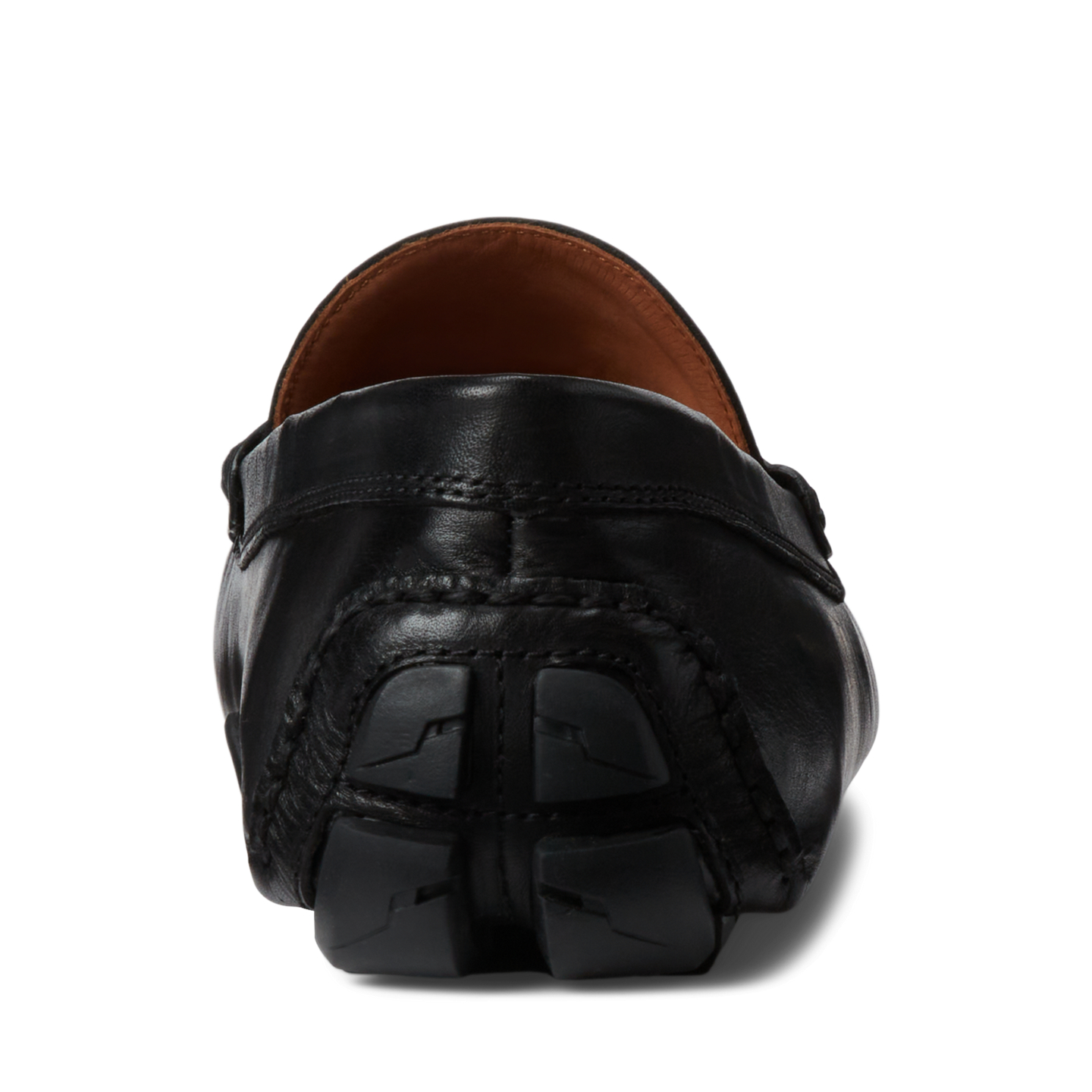 Ralph Lauren Anders Leather Driver, цвет: Чёрный — фото 2