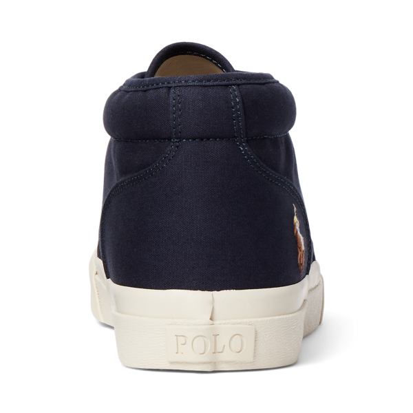 Hunter Navy Keaton Canvas Chukka Polo Ralph Lauren 3
