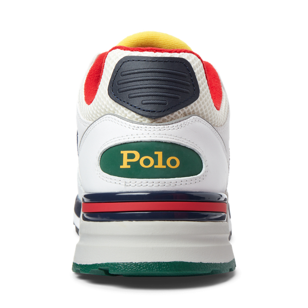 White/Navy Trackster 200 Sneaker Polo Ralph Lauren 3