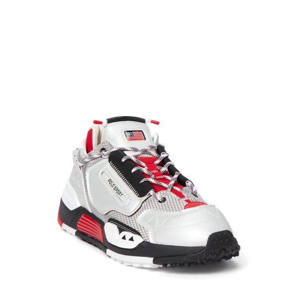 Silver/Red/Black PS200 Sneaker Polo Ralph Lauren 2