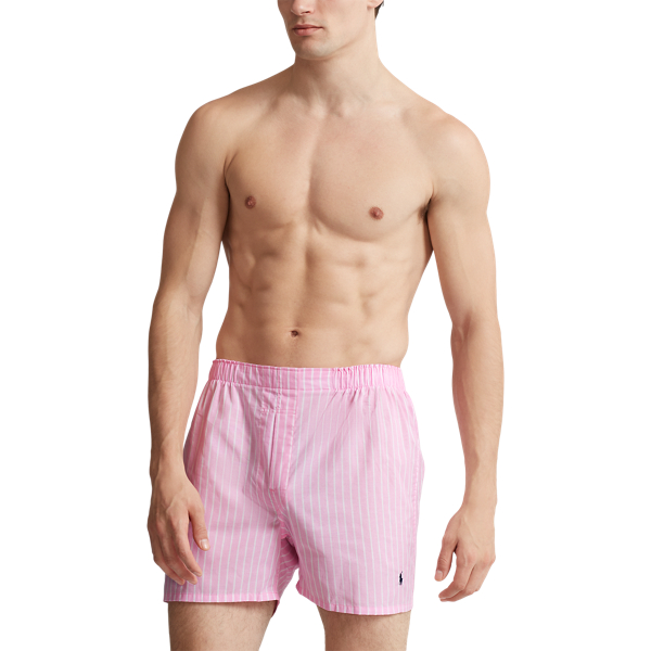 Flamingos/Paradise Plaid Classic Woven Cotton Boxer 3-Pack Polo Ralph Lauren 6