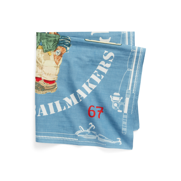 Chambray Polo Bear Cotton Bandanna Polo Ralph Lauren 2