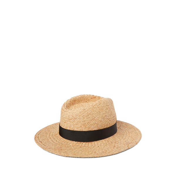 Natural Raffia Fedora Polo Ralph Lauren 2