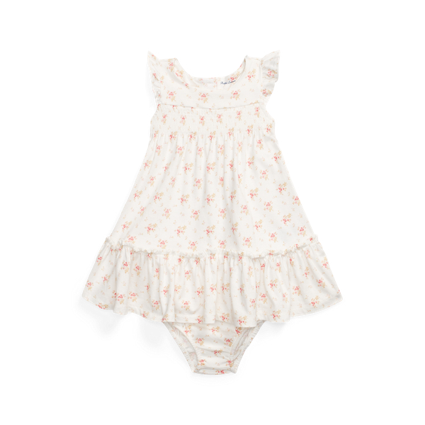 Floral Cotton Jersey Dress &amp; Bloomer