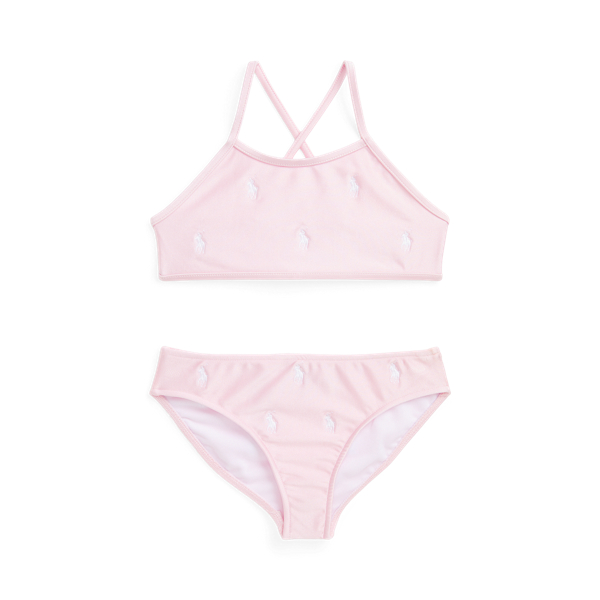 Costume a due pezzi con pony Polo