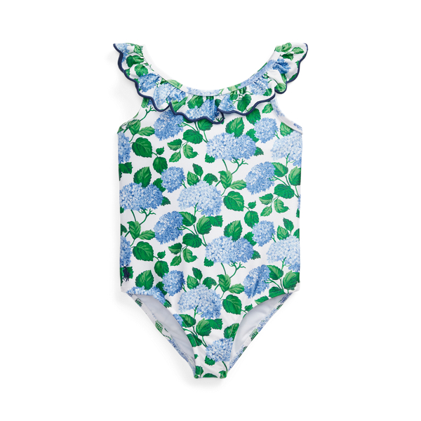 Floral Ruffled One-Piece Swimsuit