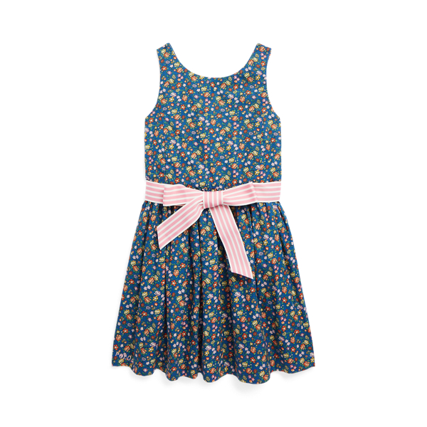 Floral Cotton Poplin Dress