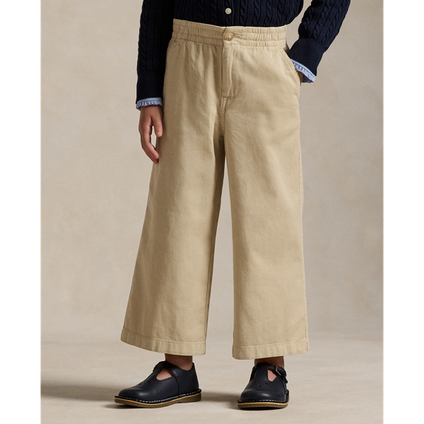 【Polo RALPH LAUREN】SALE★コットンツイルワイドレッグ パンツ コットン ツイル ワイドレッグ パンツ | ラルフ ローレン公式