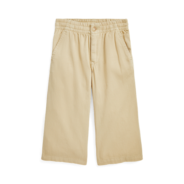 Cotton Twill Wide-Leg Trouser Girls 1.5-6.5 Years 1