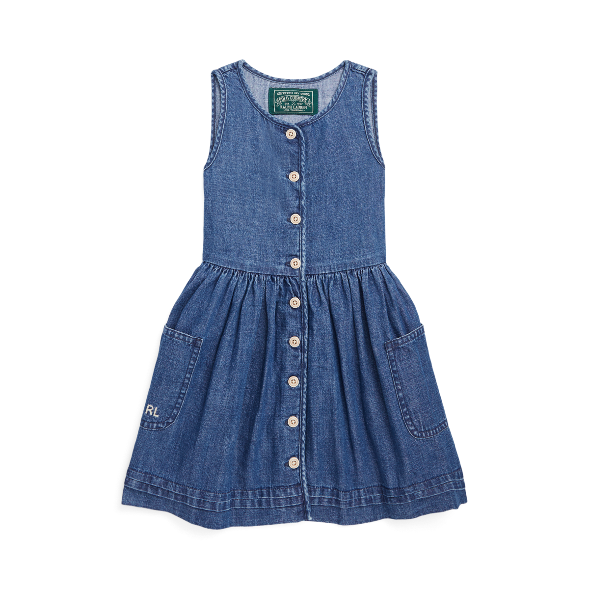 Ralph outlet Lauren girls jean dress