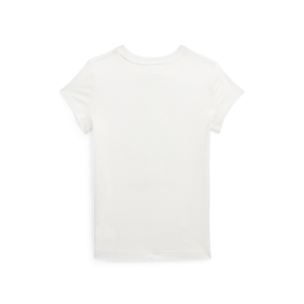 Baumwoll-T-Shirt mit Polo Bear Girls 1.5-6.5 Years in Nevis 2