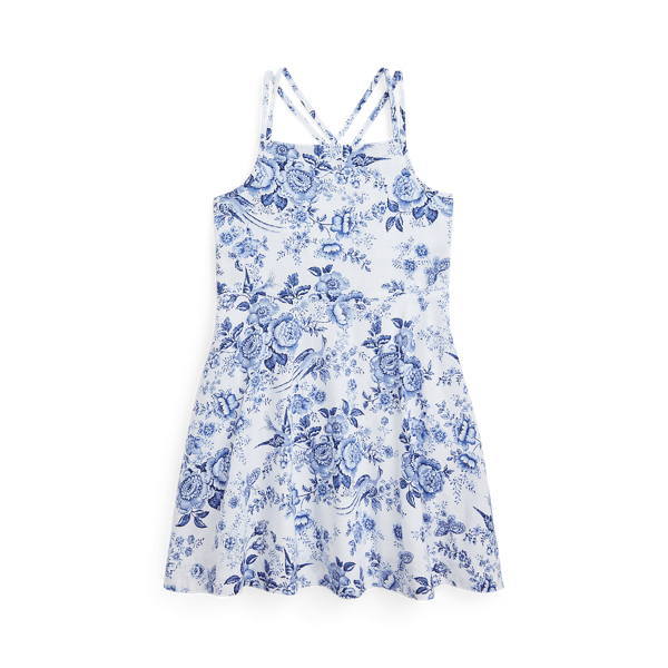 Robe fleurie en lin et coton Girls 1.5-6.5 Years en 1