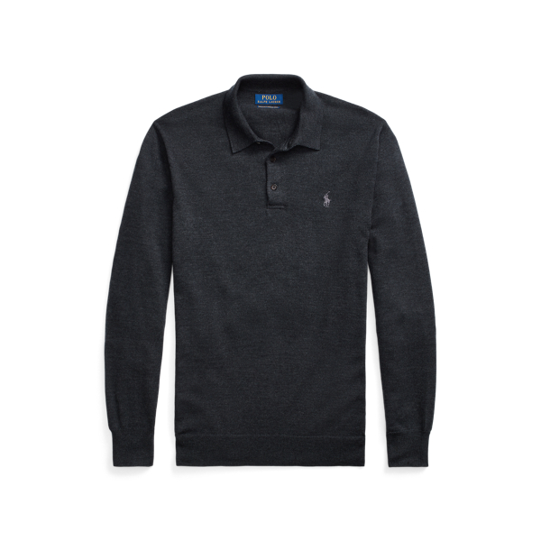 Washable Wool Polo-Collar Jumper Polo Ralph Lauren 1