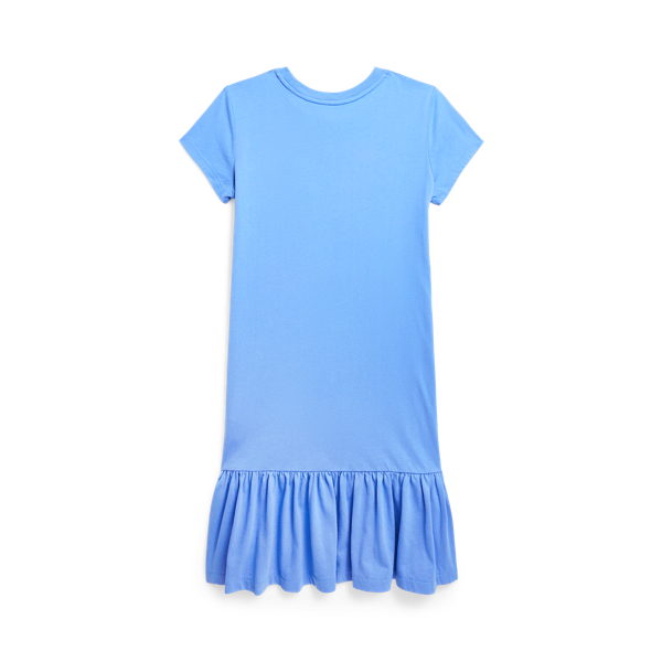 Kleid aus Baumwolljersey mit Polo Bear Girls 7-14 Years in Harbor-Island-Blau 2