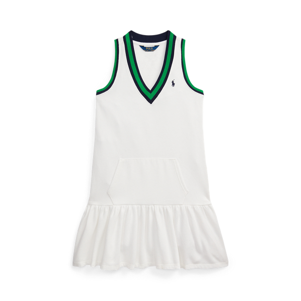 Cricket-Striped Fleece Dress