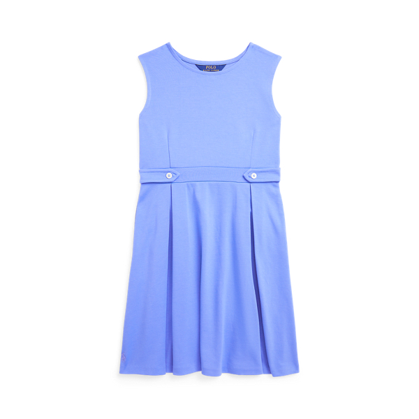 Pleated Stretch Ponte Dress Girls 7-16 1