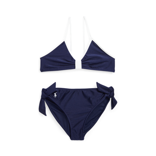 Nautical Stretch Two-Piece Swimsuit Girls 7-14 Years 1