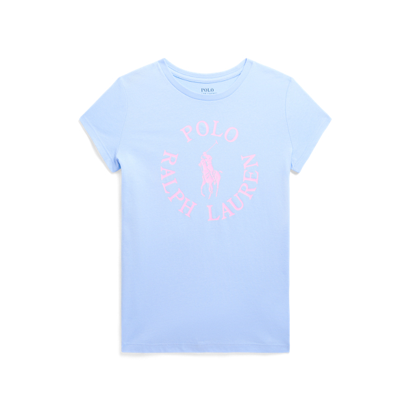 T-shirt Big Pony logo en jersey de coton Girls 7-14 Years en 1