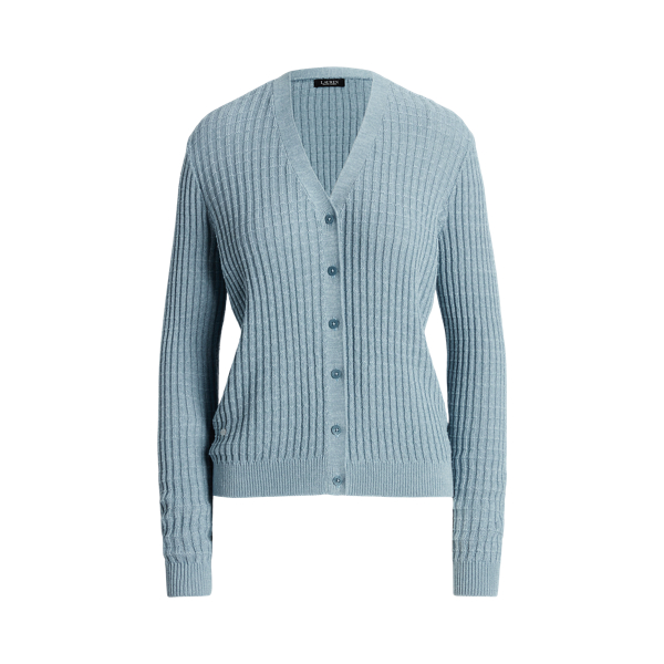 Cardigan lin et coton Lauren en 1